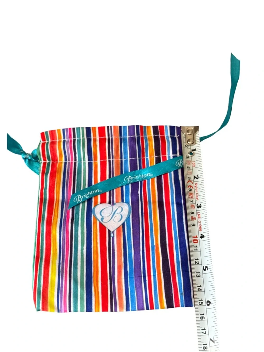 Brighton Multicolor Striped Drawstring Pouch - Picture 2 of 3